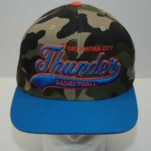 Oklahoma City Thunder Mitchell and Ness flat bill strapback